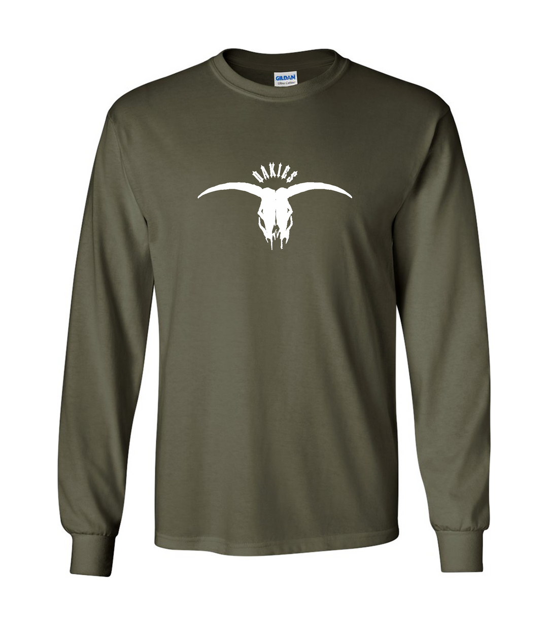 COWSKULL LONG SLEEVE TEE SHIRT