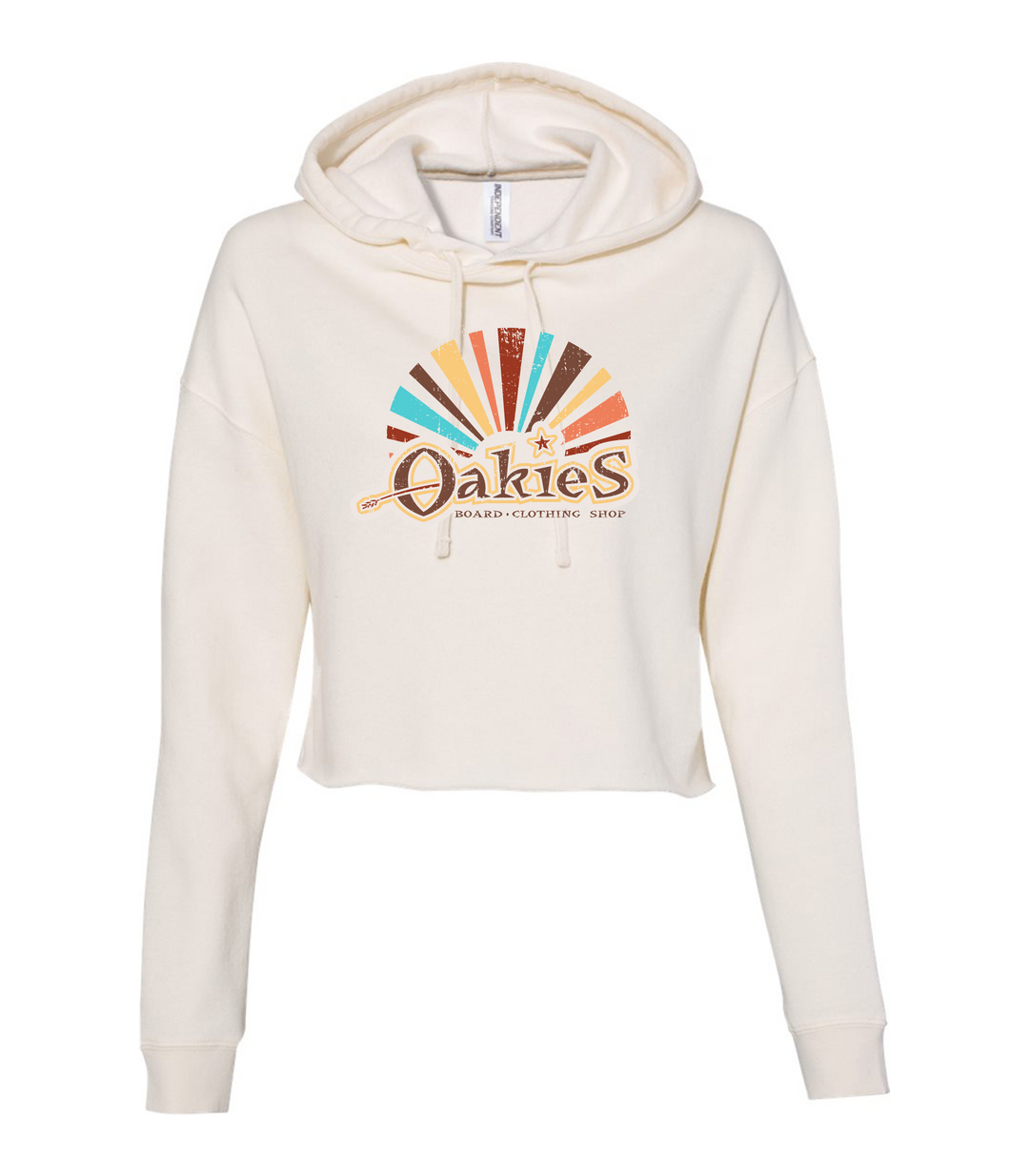 SUN RAY CROP HOODIE