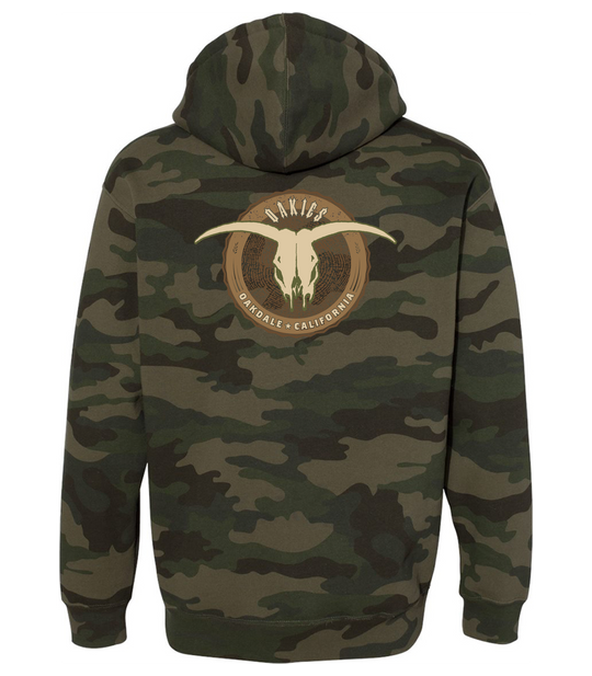 WOODGRAIN SWEATSHIRT HOODED