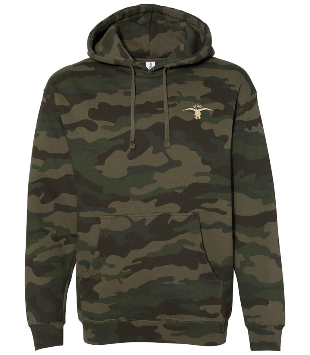 WOODGRAIN SWEATSHIRT HOODED