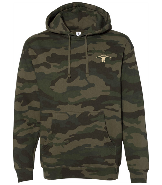 WOODGRAIN SWEATSHIRT HOODED