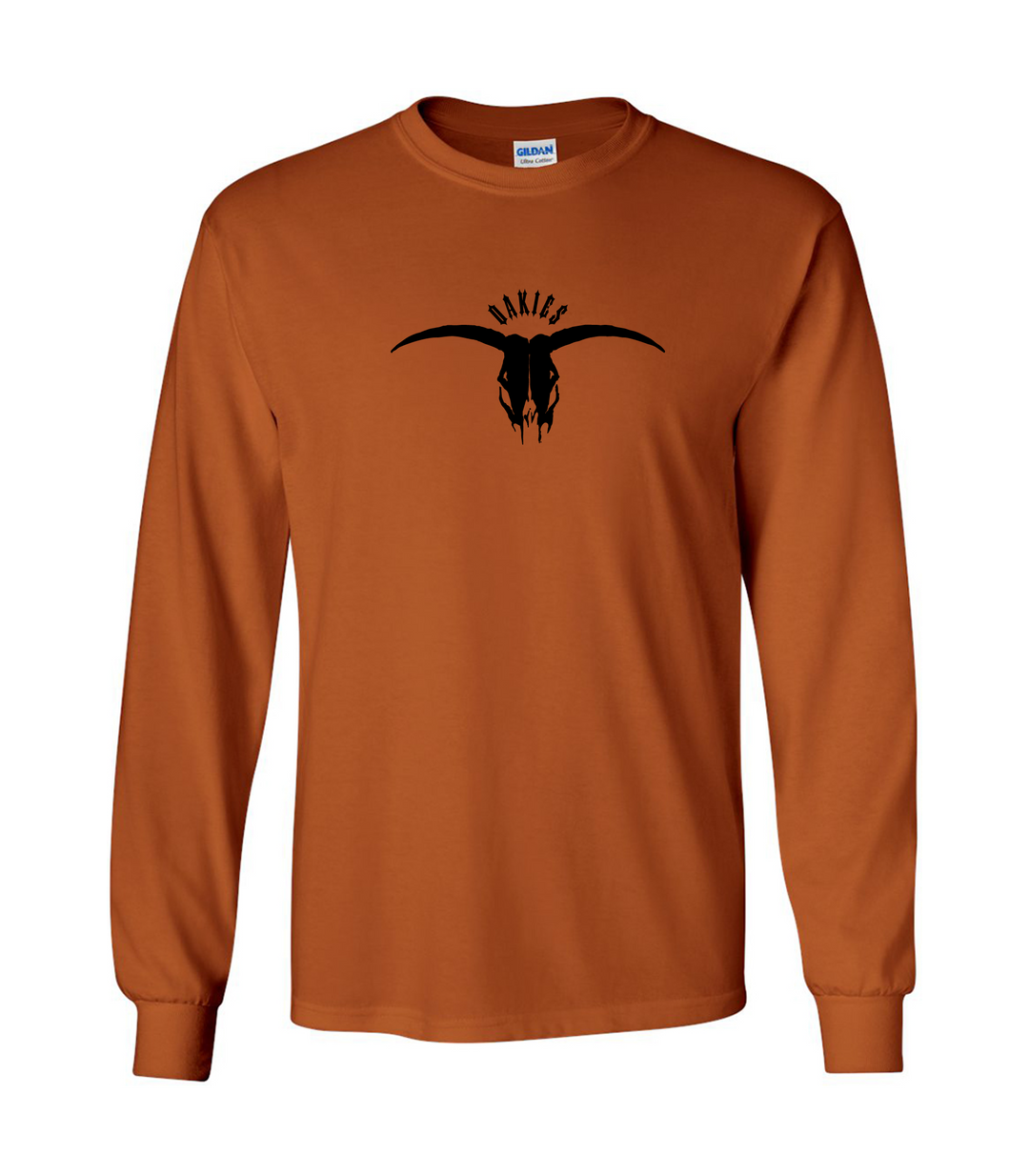 COWSKULL LONG SLEEVE TEE SHIRT