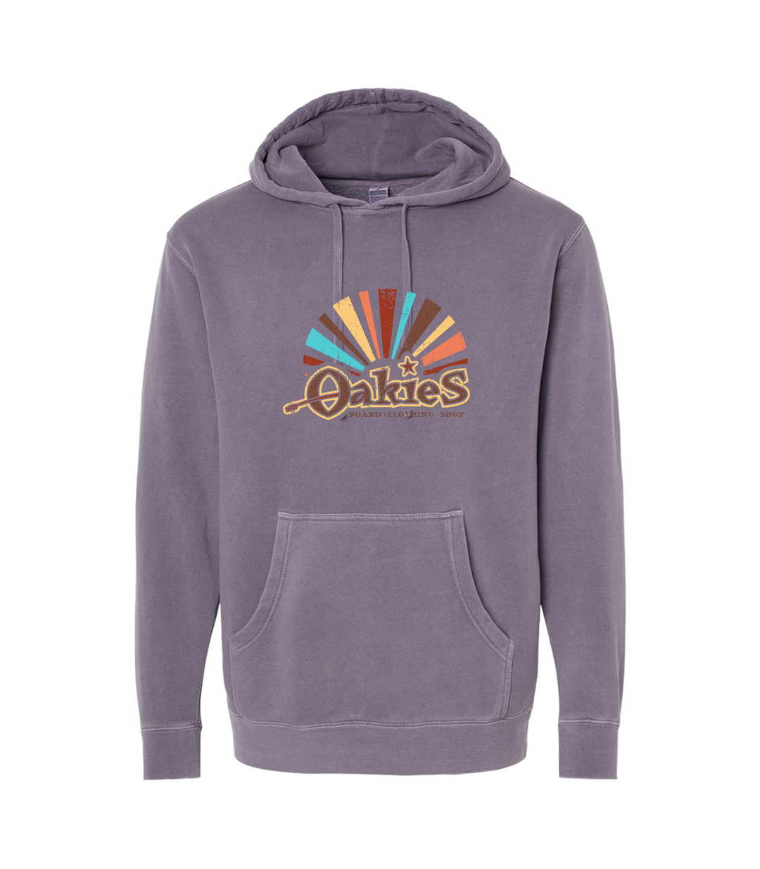 SUN RAY PIGMENT DYED HOODED SWEATSHIRT