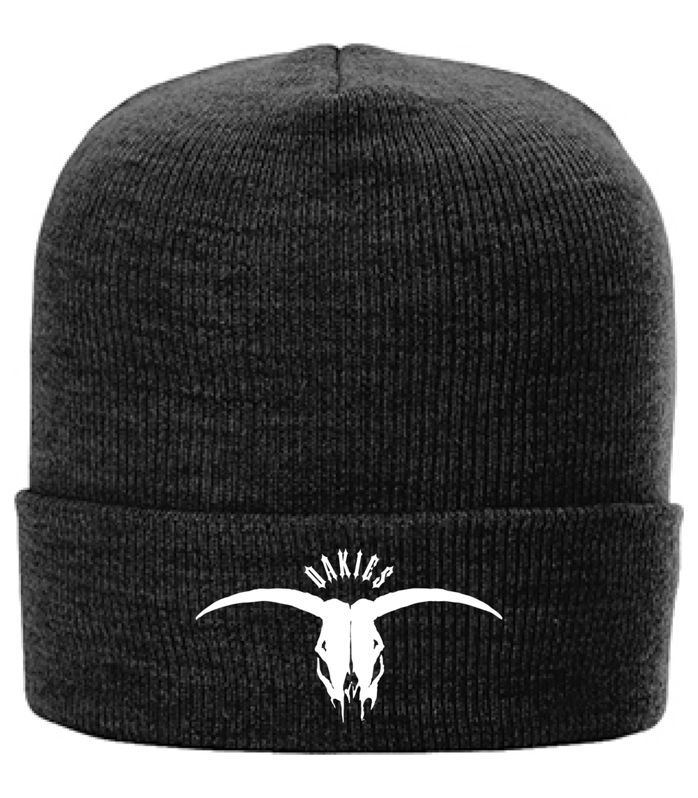 COWSKULL FOLDED BEANIE