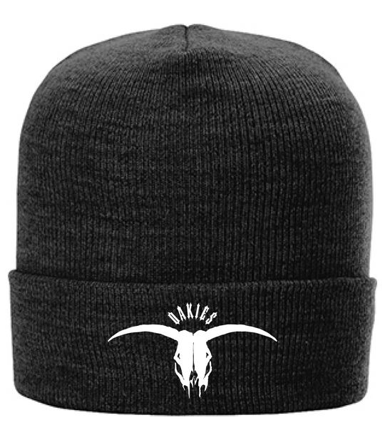COWSKULL FOLDED BEANIE